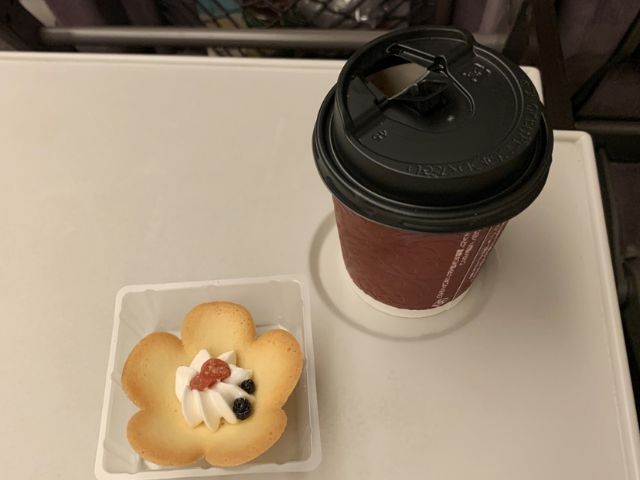 新幹線のコーヒー